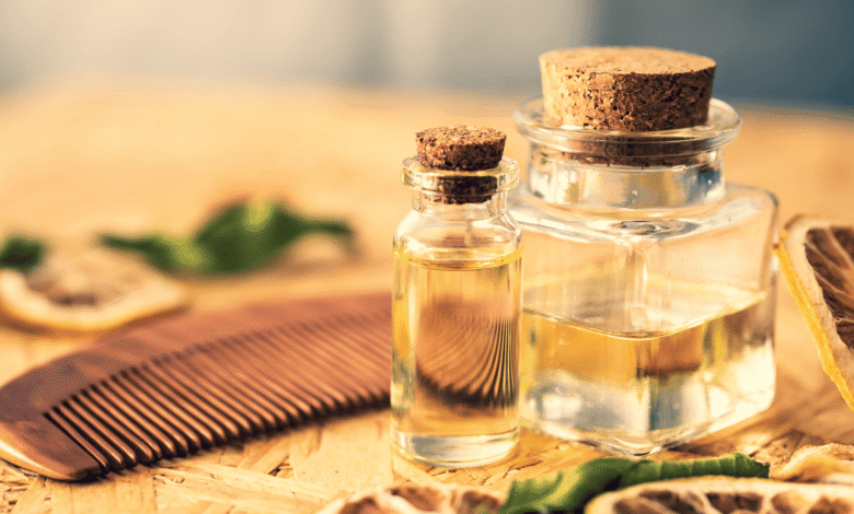 زيت شعر لعلاج الشعر التالف الحل الطبيعي لاستعادة الصحة واللمعان